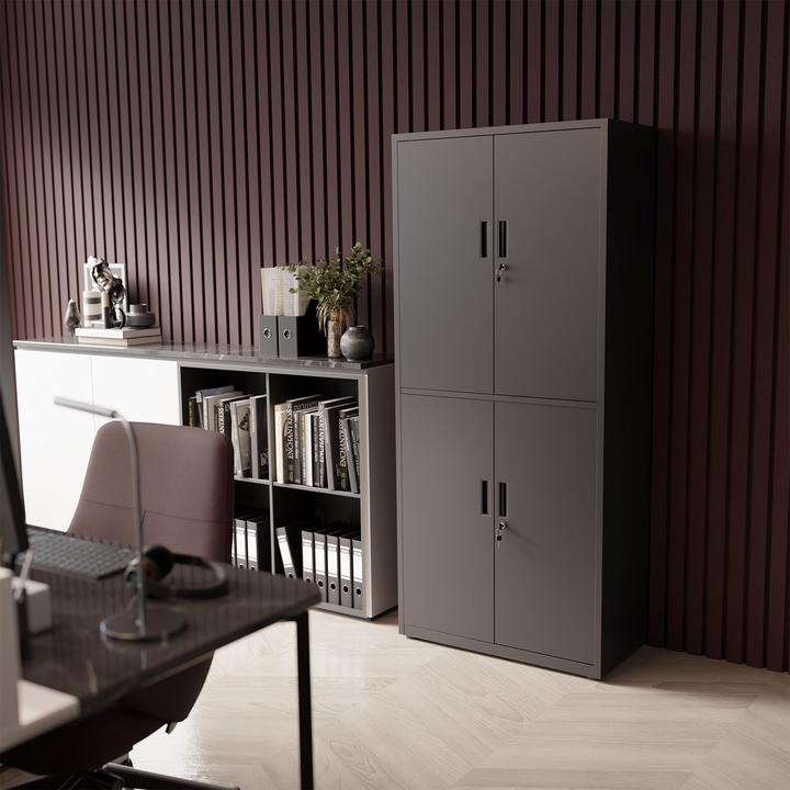 Produktbild Juskys Aktenschrank (80 x 40 x 180 cm)