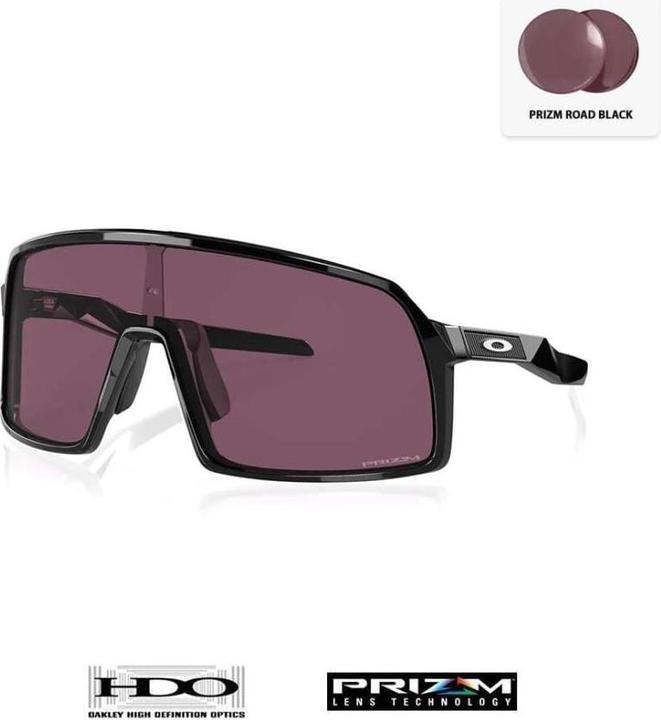 Actual product image Oakley Sutro S (Polished Black, Prizm Road Black)