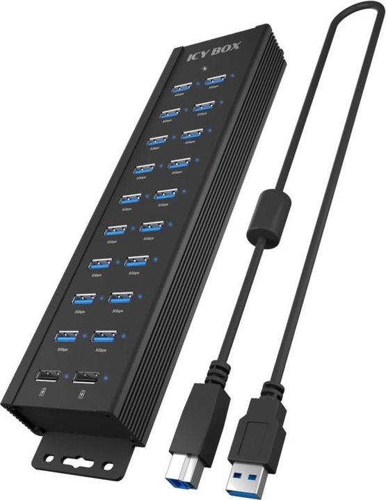 Image du produit Icy Box IB-HUB1720-U3 (USB-C, 20 Ports)