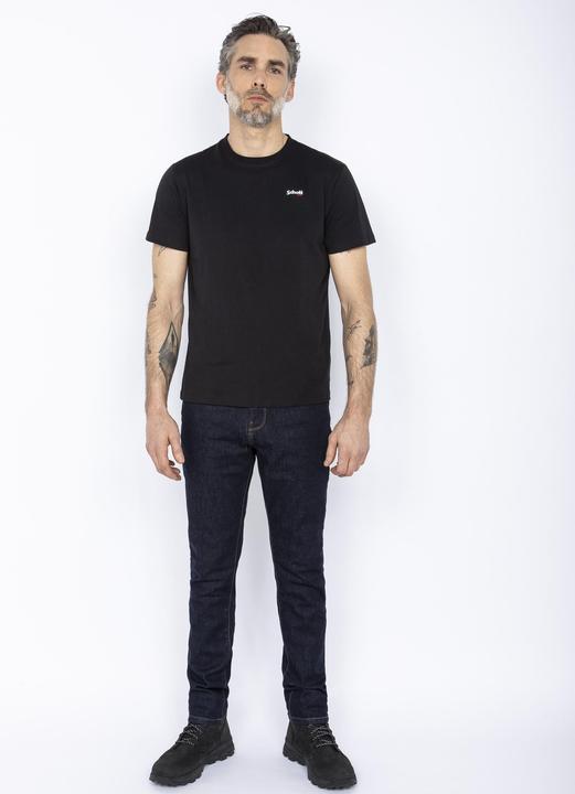 Actual product image Schott T-Shirt TSLOGOCASUAL Kurzarmshirt mit Front-Print (M)