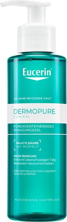 Actual product image Eucerin Dermopure Clinical Reinigungsgel porenverfeinernd 400 ml (Cleansing gel, 400 ml)