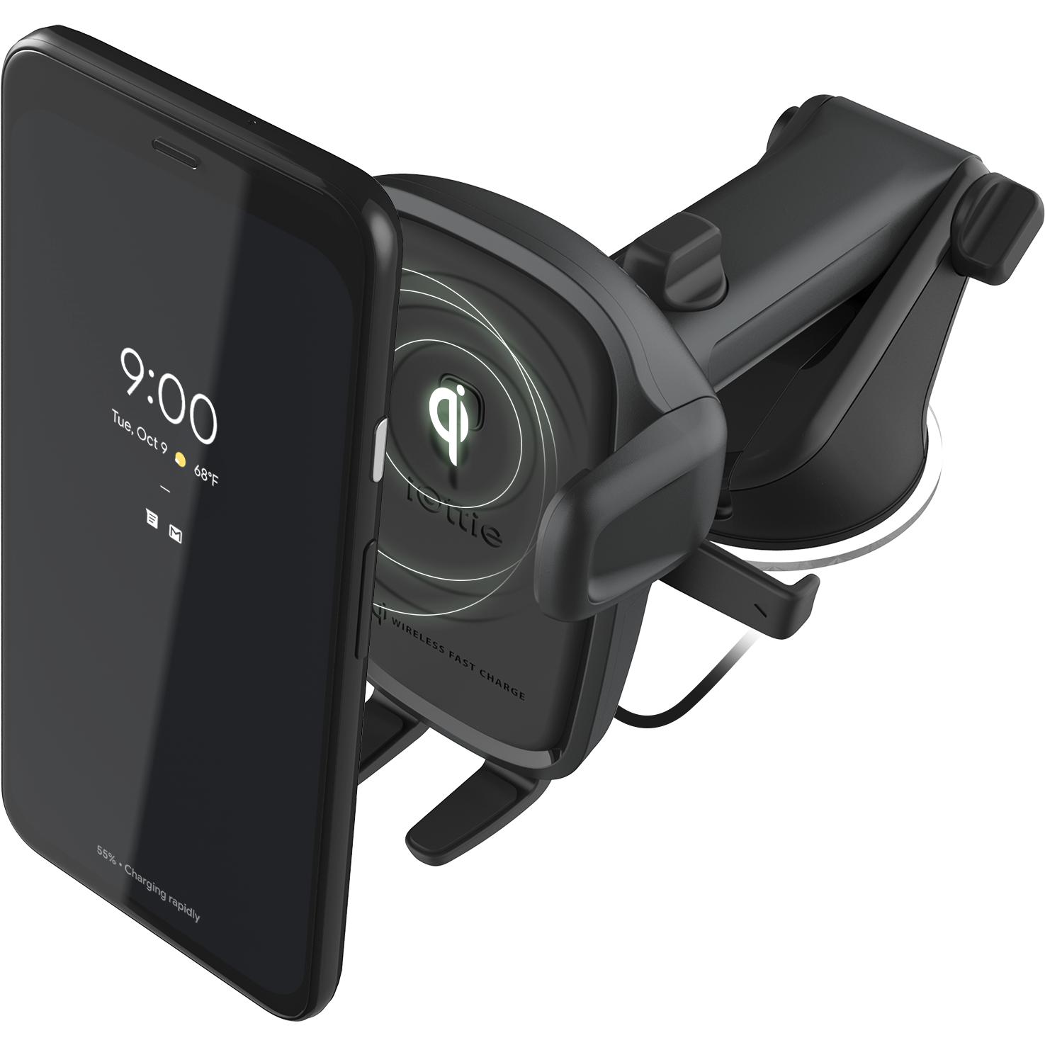 iOttie Saugnapfhalter bis 6 Zoll oder 89mm Maximalbreite HLCRIO142 black, Smartphone Halterung, Schwarz