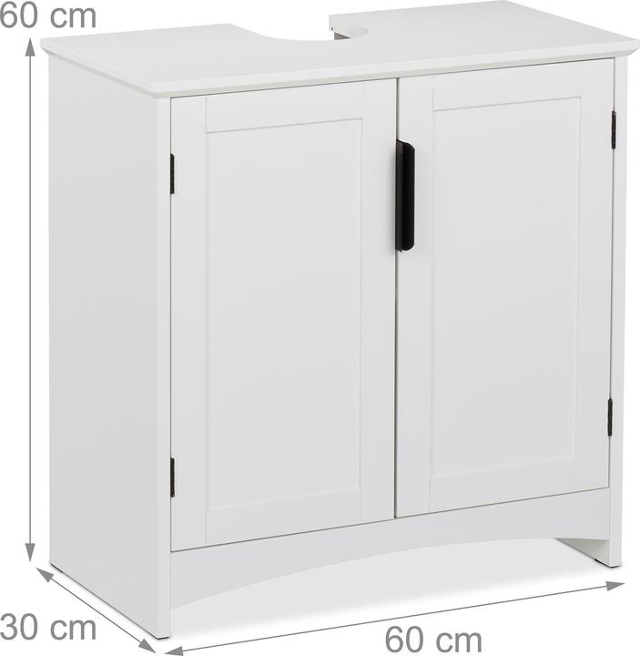 Produktbild Relaxdays Waschbeckenunterschrank (60 x 30 x 60 cm)