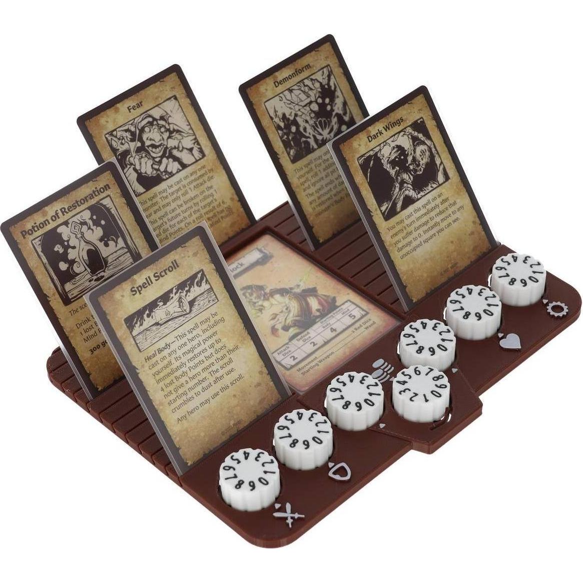 Feldherr Dashboard mit Zählrädern für HeroQuest (2021) (Materiale sintetico)