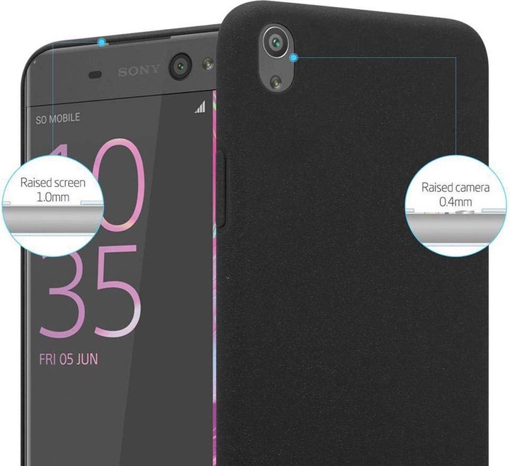 Image du produit Cadorabo Couverture rigide Frosty Cover (Sony Xperia XA)