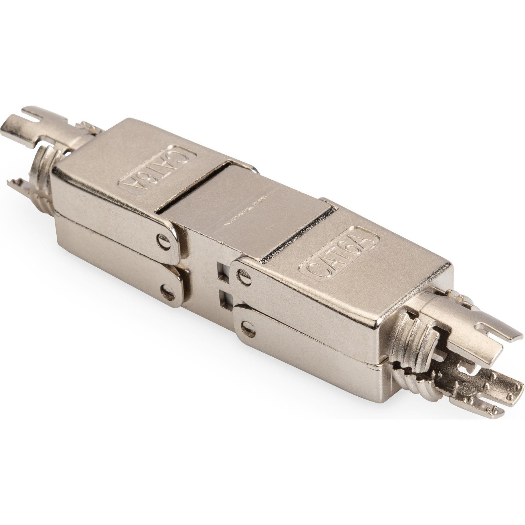 Digitus CAT 6A CAT-Verbinder (Kupplung für Feldanwendungen), 500 MHz (Keystone Modul, Netzwerk Kupplung), Zubehör Netzwerk