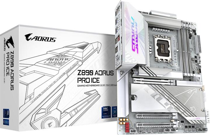 Produktbild Gigabyte Z890 AORUS PRO ICE (LGA 1851, Intel Z890, ATX)