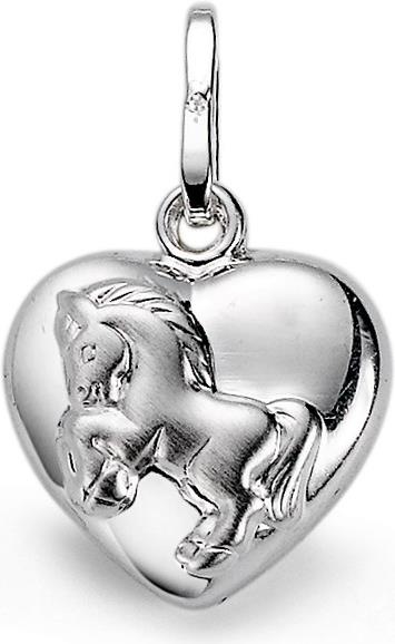 Rhomberg Pendant heart with horse (Silver)