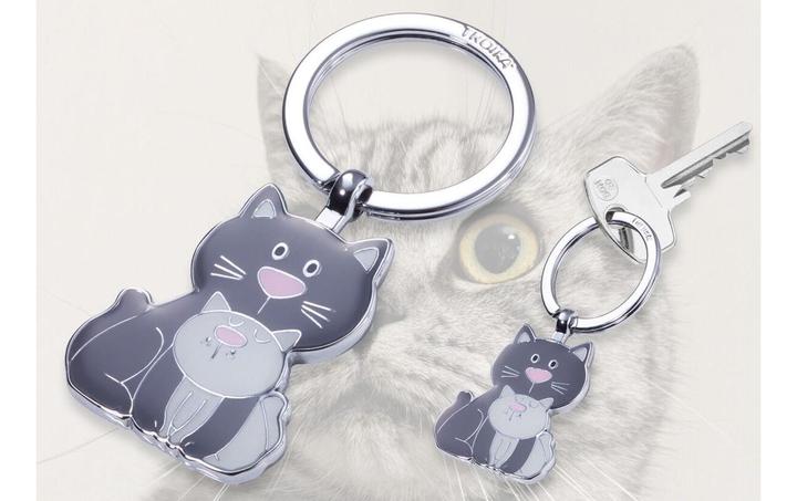 Actual product image Troika Key tag. CAT & KITTY