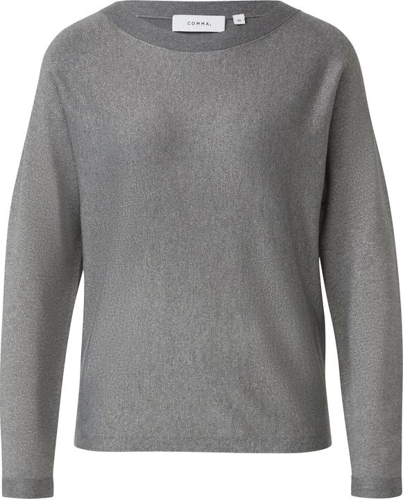 Produktbild Comma Strickpullover Feinstrick-Pullover aus Glitzergarn im Relaxed Fit (40)