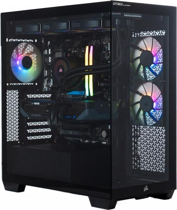 Optimus Computer E-Sport GB650T-CR2 Ryzen 7 7800X3D/32GB/2TB/RX 9070 XT 16GB/WIN11H (2000 GB, 32 GB, AMD Ryzen 7 7800X3D, Radeon RX 9070 XT)