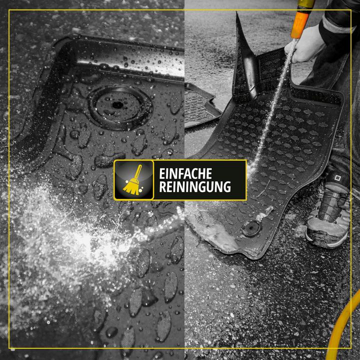 Actual product image Walser Rubber mats XTR for Toyota Corolla (E21) 01/2019-today (2 front mats + 2 rear mats)