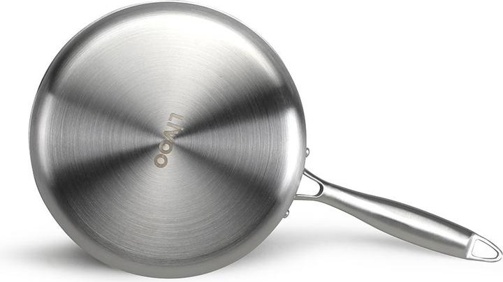 Actual product image Livoo 20 cm stainless steel saucepan (20 cm, Pot, Stainless steel, Aluminium)