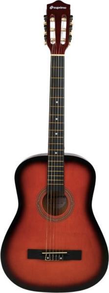 Actual product image Salvador Cortez SUPRIMO CGS2 SB - Gitara klasyczna 4/4 sunburst do nauki (Classical guitar, Body: lime wood, Ceiling: lime wood, Fingerboard: plastic, Frames: Lime wood, Neck: Okoume, Saddle: ABS)