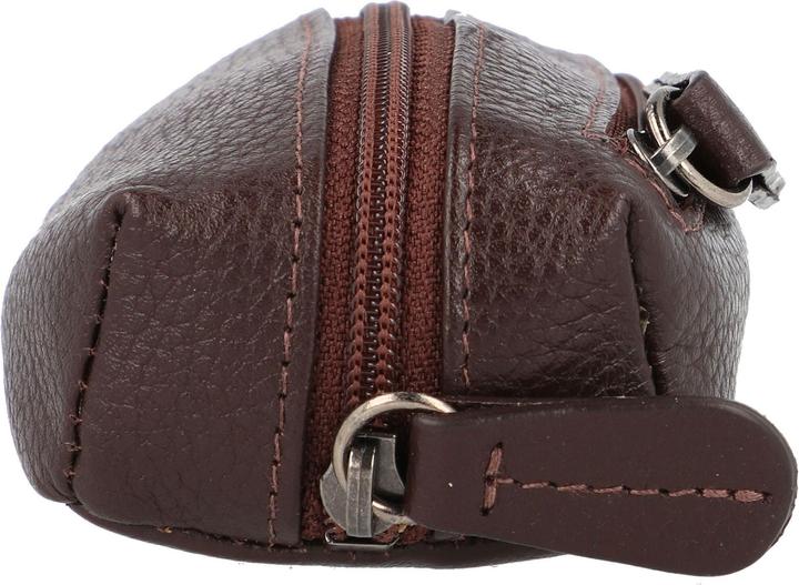 Actual product image Braun Büffel Prato leather key case 9 cm