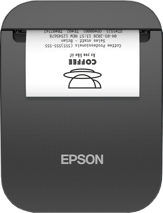 Actual product image Epson TM-P20II, 8 dots/mm (203dpi), USB-C, BT, Kit (USB), white (Bluetooth, USB-C)