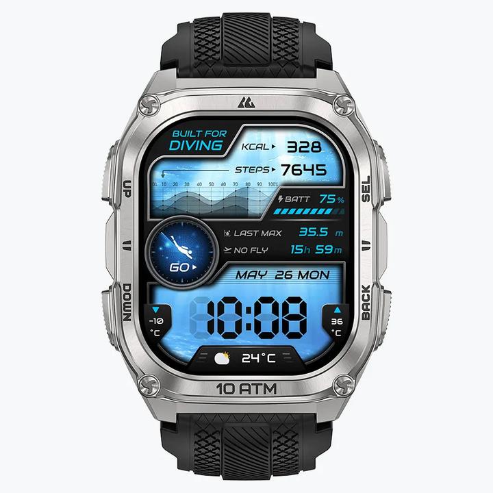 Actual product image Kospet Smartwatch Tank M4 Silber