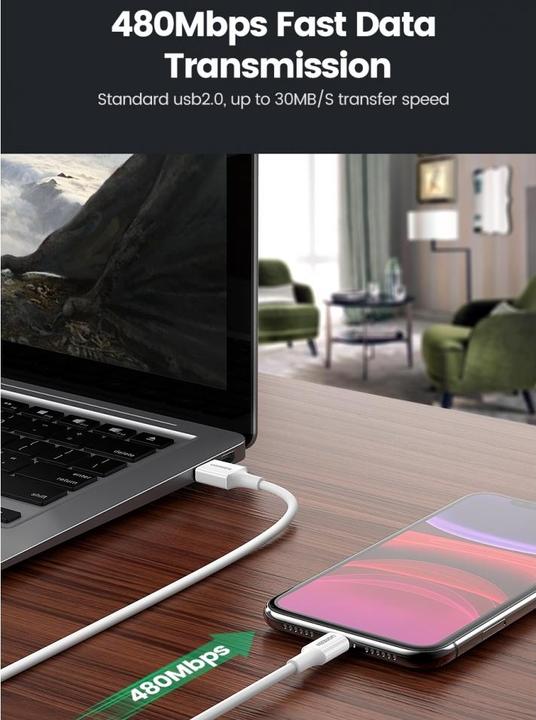 Immagine prodotto Ugreen Lightning – USB A (0.50 m, USB 2.0)