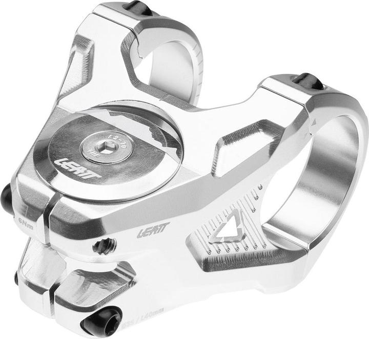 Actual product image Leatt Stem Gravity 6.0 #40mm Silver (35 mm)