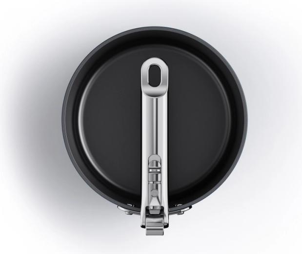 Image du produit Joseph Joseph Space Casserole à manche rétractable avec couvercle D19cm (Aluminium, 19 x 17.20 cm)