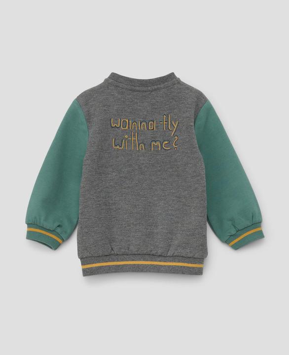 Produktbild s.Oliver Sweatshirt Jacke Sweatjacke im College-Stil (86)