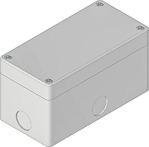 Produktbild RS PRO Steuerstation Leergehäuse x Ø 22mm, 140 x 70 x 74mm, Grau, ABS, IP 65