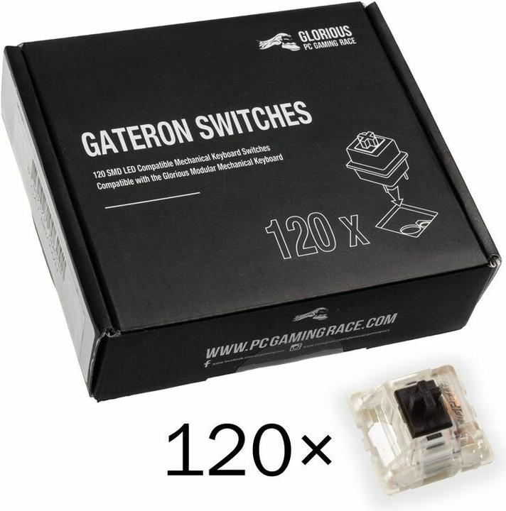 Actual product image Glorious PC Gaming Race Gateron Switches