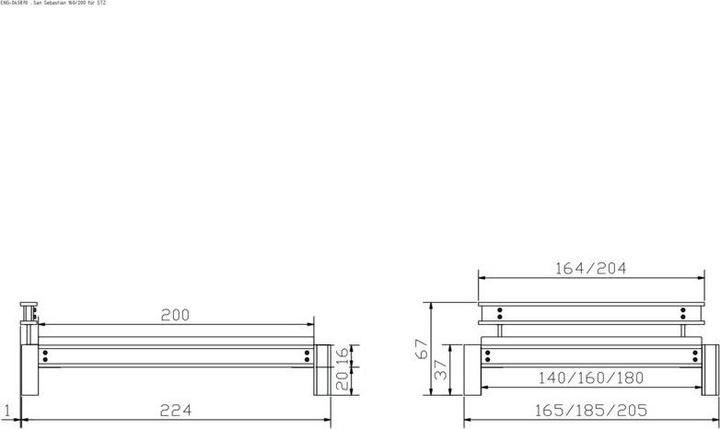 Produktbild Hasena San Sebastian 20 (180 x 200 cm)