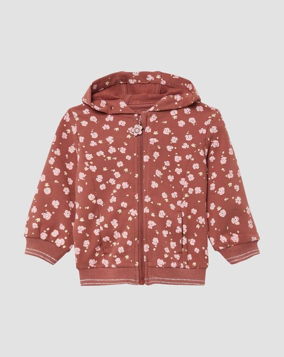 Immagine prodotto S.Oliver Sweatshirt Jacke Leichte Sweatjacke mit Kapuze und Glitzer-Details (74)