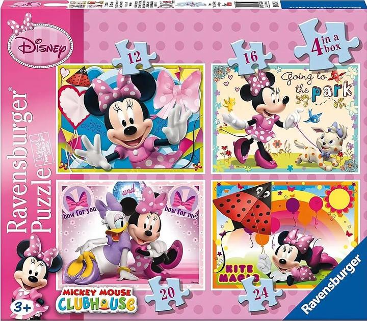 Produktbild Ravensburger 4 Puzzles - Minnie (12 Teile)