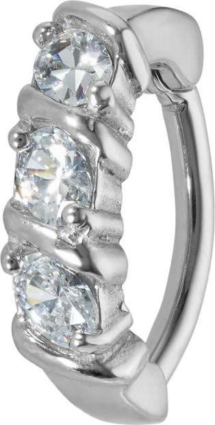 Image du produit Bijouteria Piercing nombril (Cristallin, Acier chirurgical 316L)