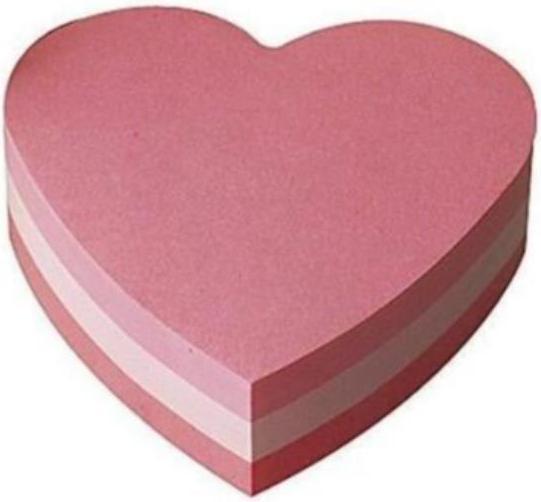 Image du produit Post-it Coeur (70 x 70 mm)