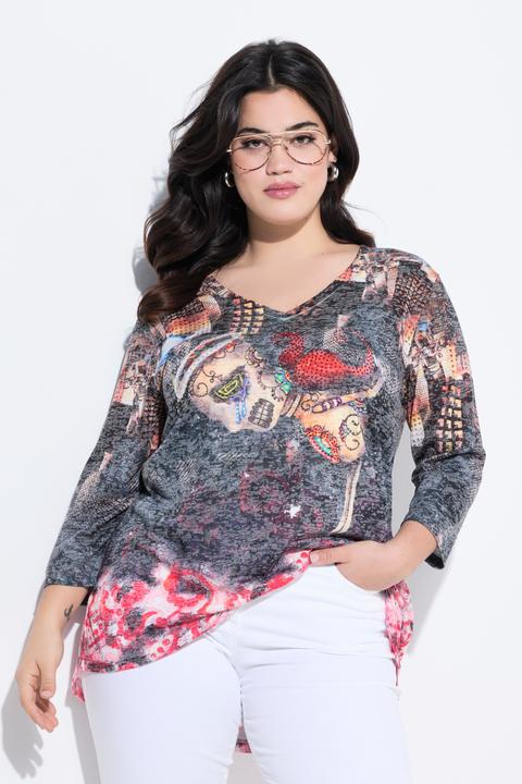 Produktbild Angel of Style T-Shirt, A-Linie, Patch-Muster (50)
