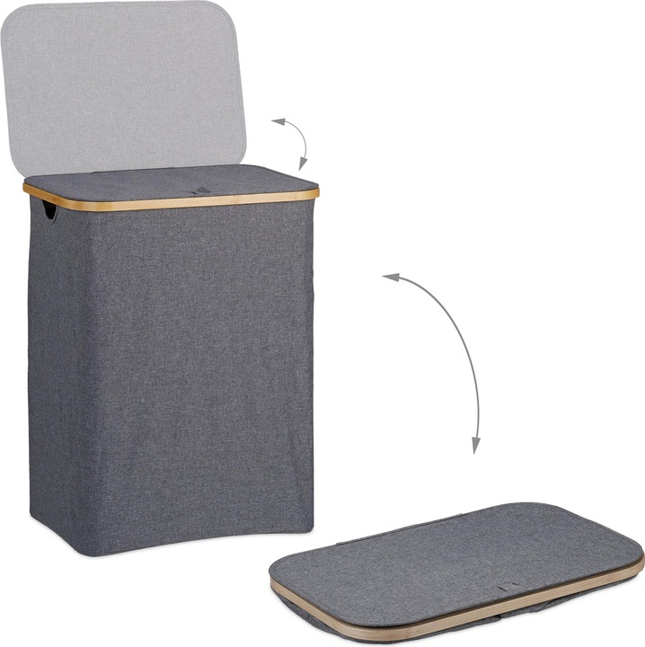 Actual product image Relaxdays Laundry basket (130 l)
