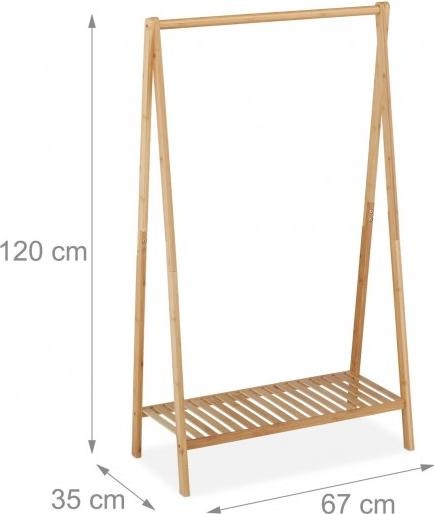 Actual product image Relaxdays Coat rack