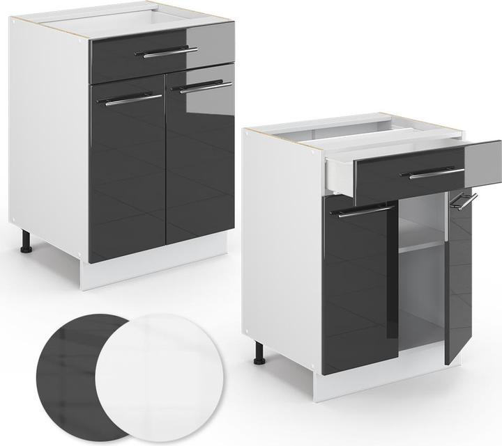 Produktbild Vicco Fame-Line mit Schublade, AP Marmor (60 x 82 x 60 cm)