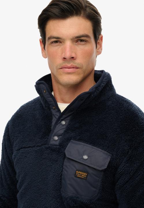 Produktbild Superdry Fleece-Pullover mit Stehkragen (L)