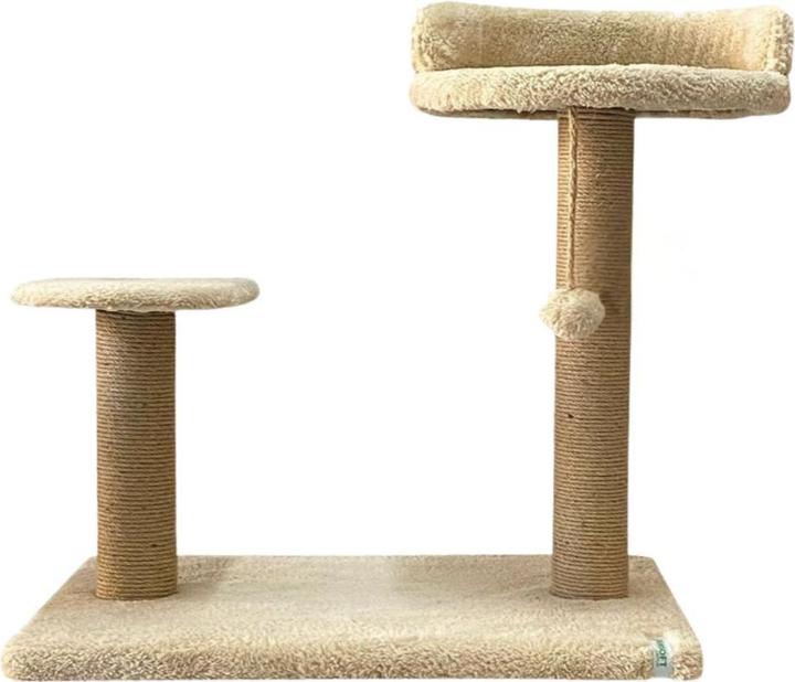 Paws & Whiskers Tiana Cat Scratching Board (46 cm, Beige)