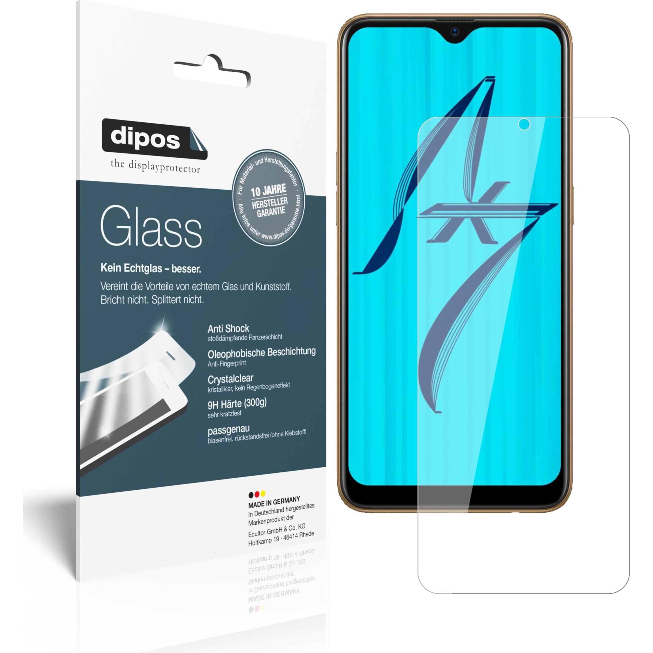 Dipos Displayschutz Anti-Shock (1 Stück, Oppo AX7 Pro), Smartphone Schutzfolie, Transparent