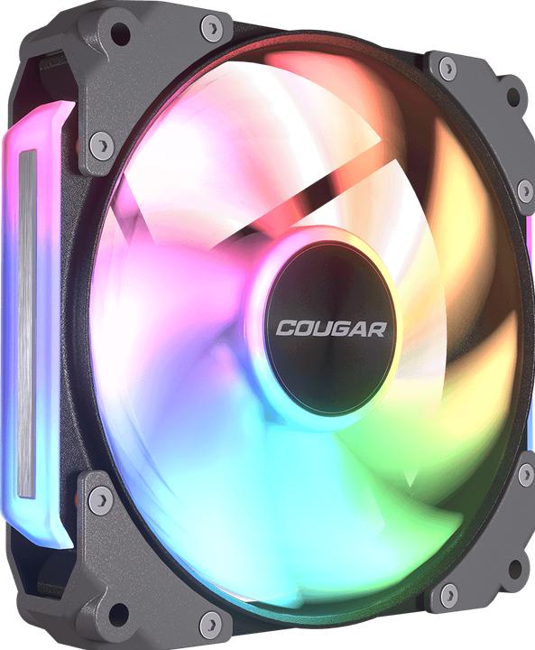 Immagine prodotto Cougar Gehäuse Lüfter Apolar120ARGB,Reverse Blade,Schwarz3er (120 mm, 3x)