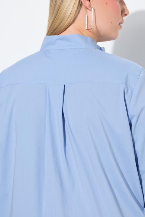 Actual product image Ulla Popken Goblet Collar 3/4 Sleeve Blouse (60)