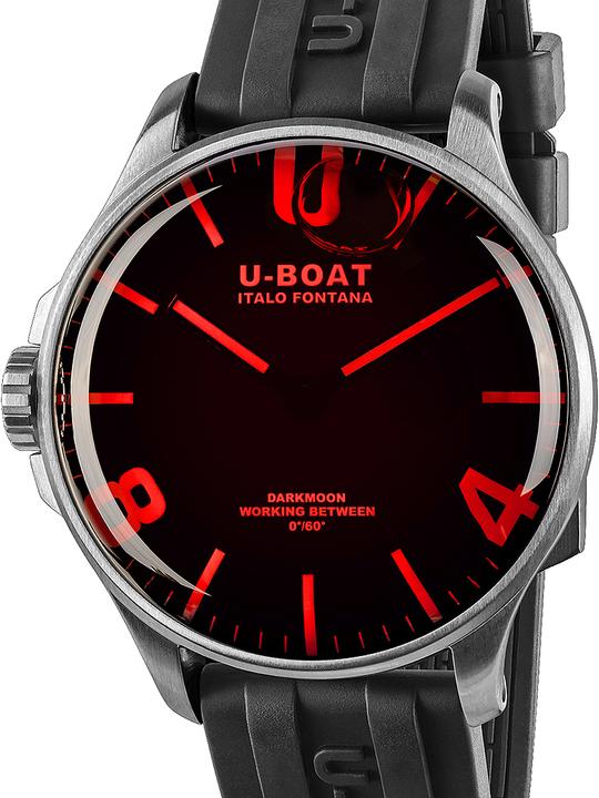 Produktbild U-Boat 8465/B Darkmoon Red SS 44mm 5ATM (Swiss Made, 44 mm)