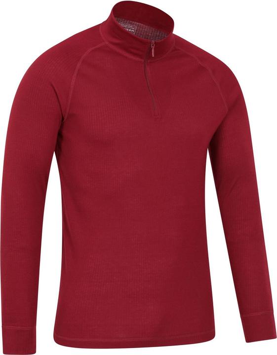 Actual product image Mountain Warehouse Mens Talus Zip Neck Long-Sleeved Thermal Top (XS)