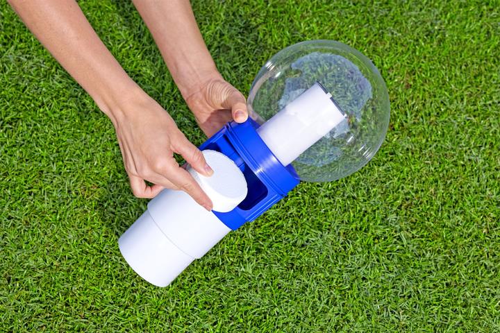 Actual product image Bestway SolarSphere LED Chemical Dispenser