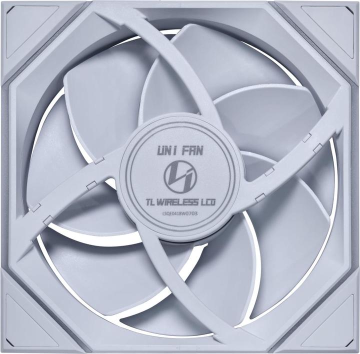 Image du produit Lian-Li UNI FAN TL LCD Wireless Lüfter, ARGB, PWM - 140mm, weiss (140 mm, 1x)