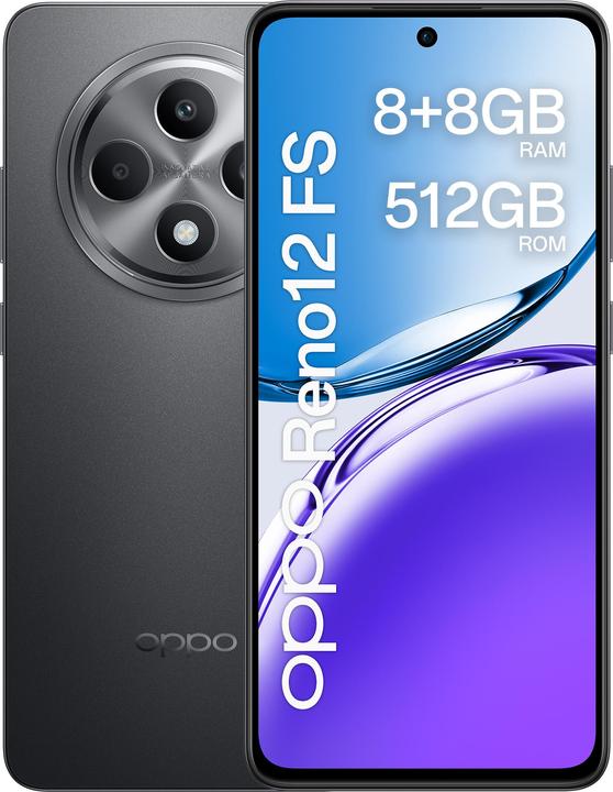 OPPO Reno12 F (512 GB, Grey Mat, 6.67", Dual SIM, 50 Mpx, 4G)