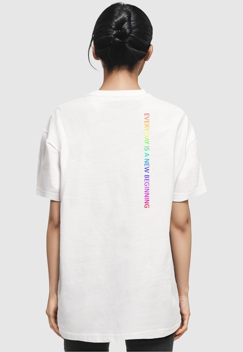 Produktbild Merchcode Ladies Hope Rainbow Oversized Boyfriend Tee - 118953 (XXL)
