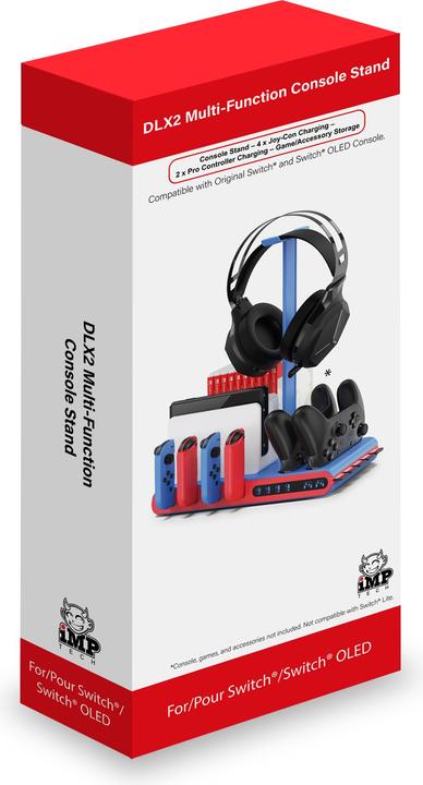 Actual product image IMP DLX Multi Function Charger Tower Nintendo Switch / OLED (Switch)