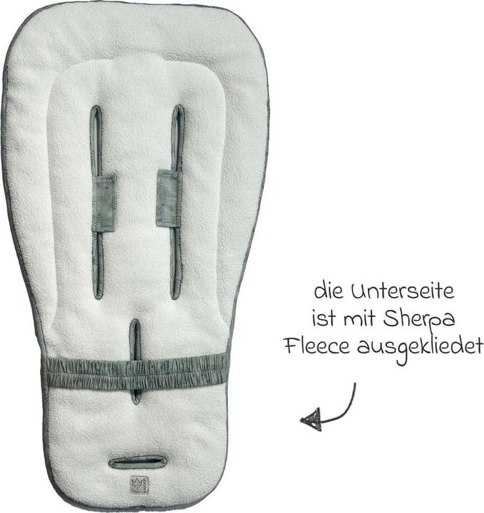 Produktbild Kaiser Baby Sitzauflagen Kinderwageneinlage Sherpa - Forrest Gree