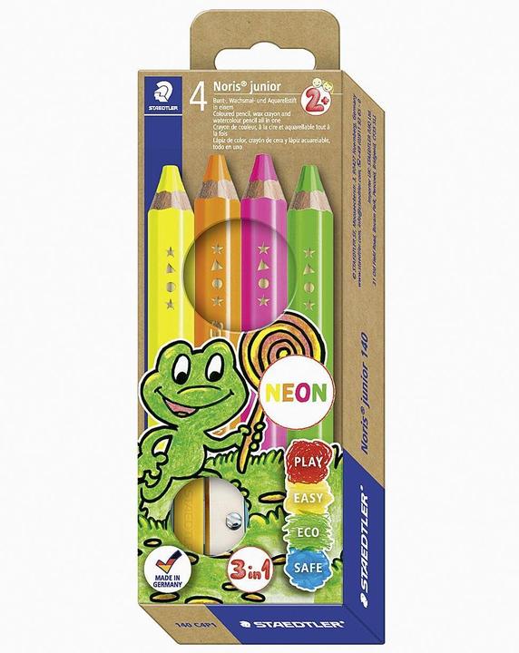 Actual product image Staedtler Coloured pencil case 4pcs neon assorted (4x)